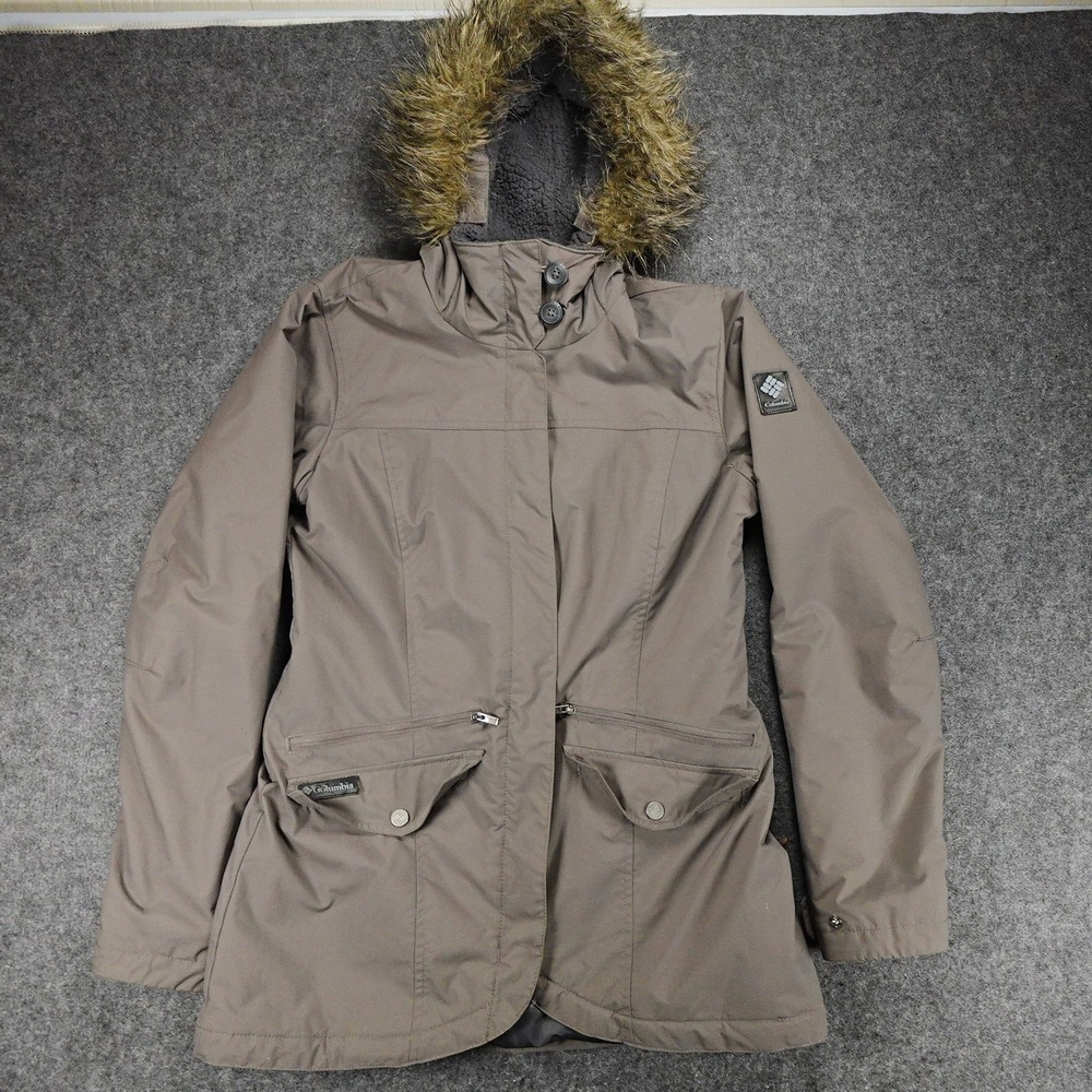 Columbia Womens SMALL Grandeur Peak Mid Jacket Insulated Waterproof Buffalo